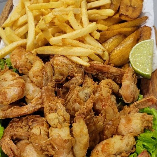 300GR CAMARÃO+500 GR DE BATATA + 300GR DE BANANA