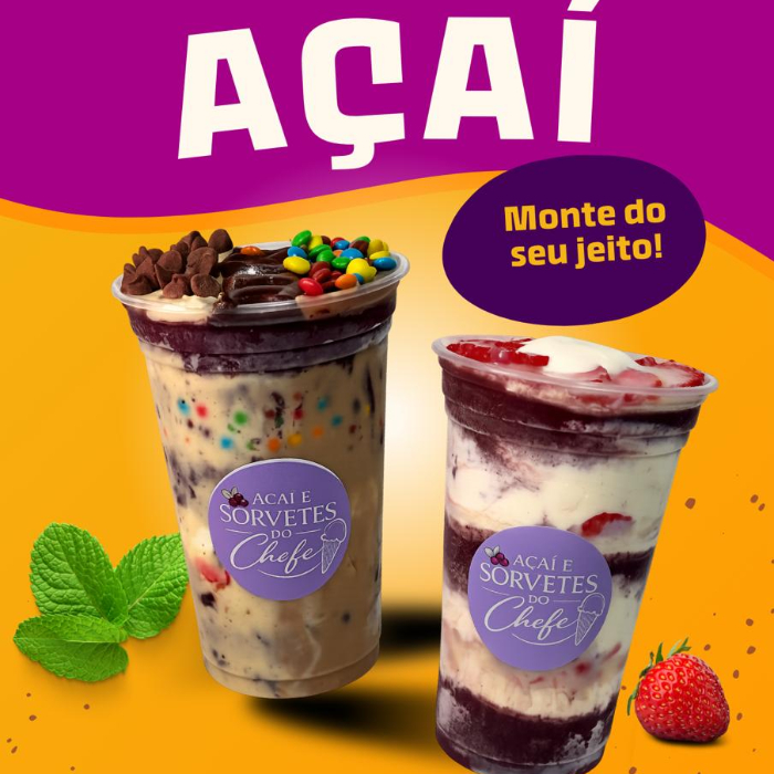 AÇAI 500 ML - MONTE O SEU