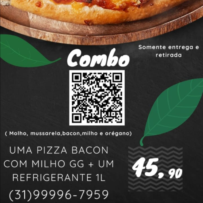 BOA DO DOMINGO 1 PIZZA GG + REFRI 1L