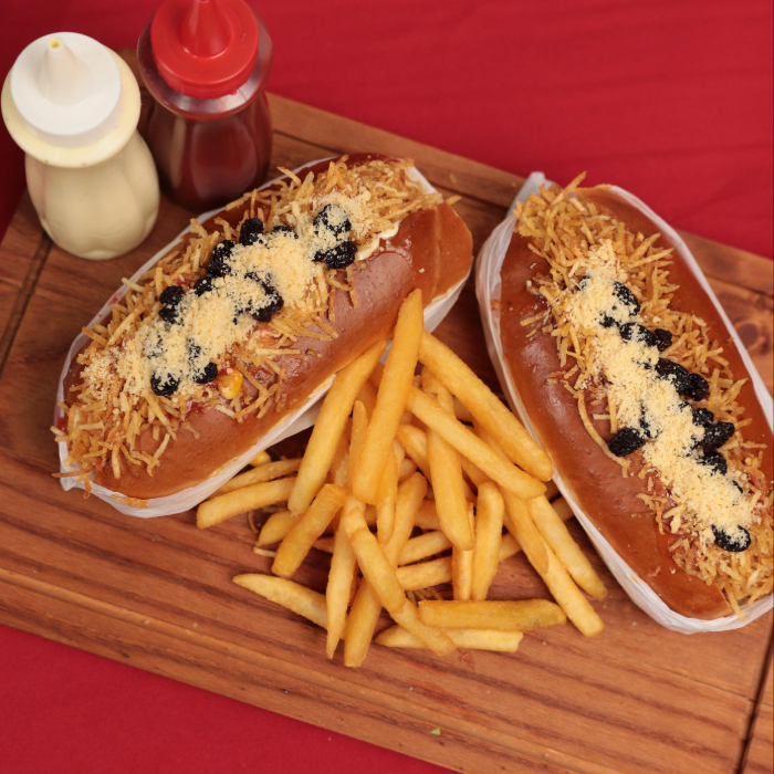 COMBO 2 HOT DOG  TRADICIONAL + BATATA CROCANTE