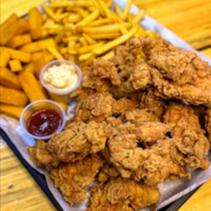 COMBO BIGCHEST  3 - PEITO SASSAMI + BATATA FRITA +  POLENTA FRITA  + MOLHO 30ML