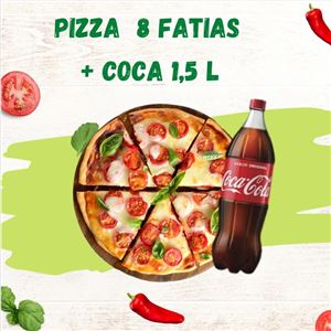 COMBO DIA DIA (PIZZA GIGANTE (8 FATIAS) + GUARANÁ 1 LITRO)