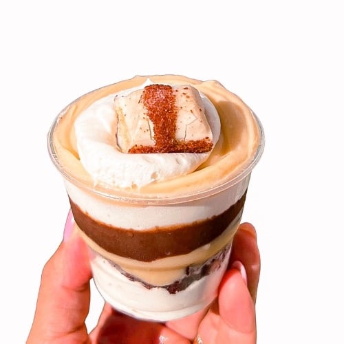 COPO MOUSSE KINDER COM NUTELLA