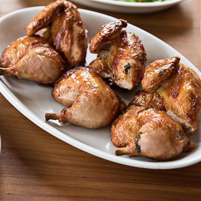 GALETO COMPLETO C/ GUARNIÇÃO 