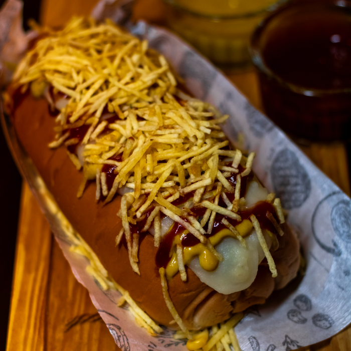 HOT DOG FRANGO COM CATUPIRY