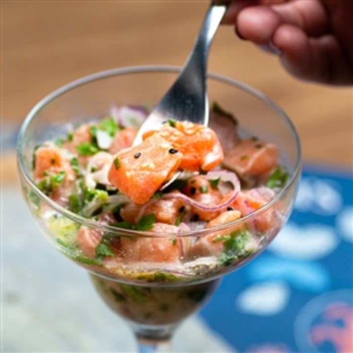 OFERTA GRUPO EXCLUSIVO - CEVICHE DE SALMÃO