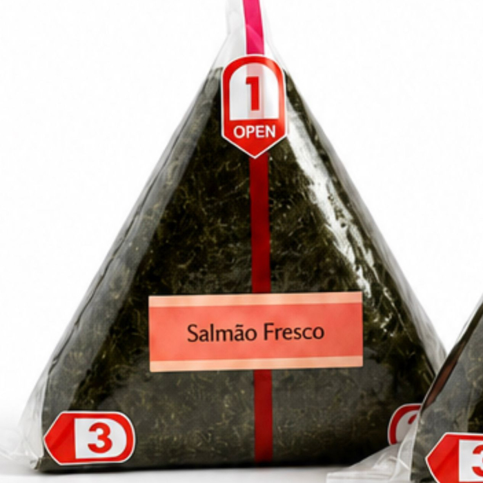 ONIGUIRI DE SALMÃO FRESCO (1 UNIDADE)
