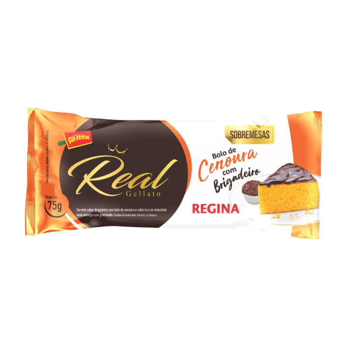PICOLE  BOLO DE CENOURA COM BRIGADEIRO 75G - PALETITAS