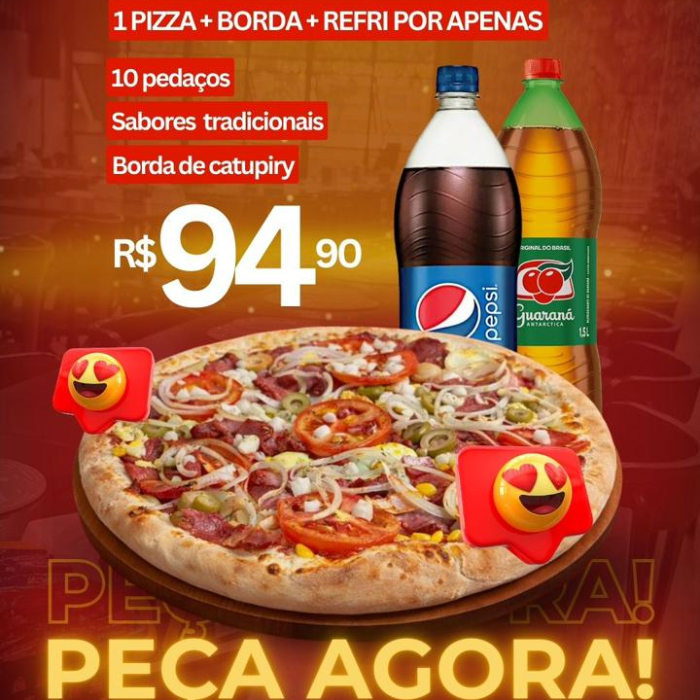 PROMO GT 10 FATIAS REFRI GRATIS 1,5L