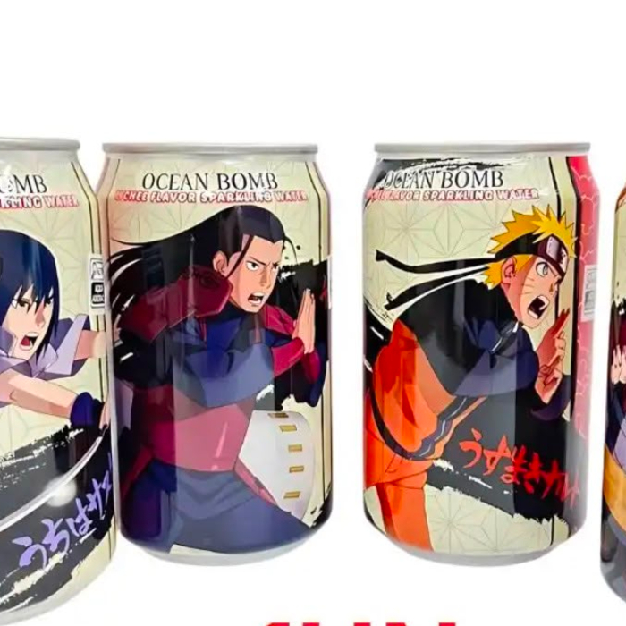 REFRI NARUTO SHIPPUDEN OCEAN BOMB SABOR LICHIA 330ML