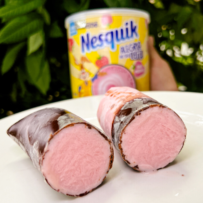 SACOLÉ NESQUIK COM CHOCOLATE