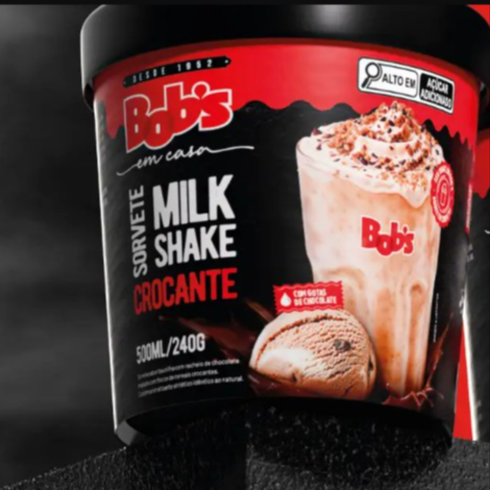 SORVETE BOBS CROCANTE 500ML - LUIGI