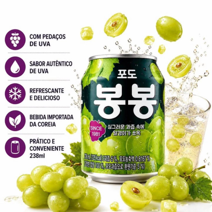 SUCO JAPONES LATA BONBON UVA PEDAÇOS