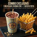 1 MILKSHAKE OVOMALTINE 300ML + 1 PORÇÃO DE FRITAS