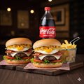 COMBO 2 ESPECIAL DA CASA 02 + COCA 1,5 LT + BATATA FRITA 150 G.