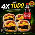 4 X-TUDO + 1 REFRI DE 1,5L