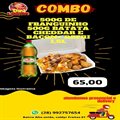 500G DE FRANGUINHO + 500G BATATA CHEDDAR E BACON + REFRI 1,5L