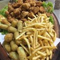500GR FRANGO +500GR BATATA +400GR DE BOLINHO DE AIPIM