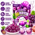 BALA DESCASCÁVEL BOBO 3D DE GOMA SABOR UVA