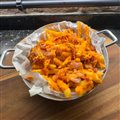 BATATA CHEDDAR E BACON