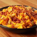 BATATA COM CHEDDAR E BACON