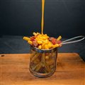 BATATA M COM CHEDDAR CREMOSO E BACON
