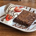 BROWNIE COM SORVETE