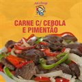 CARNE COM CEBOLA E PIMENTÃO