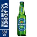 CERVEJA ZERO ÁLCOOL LONG NECK HEINEKEN 330ML