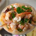 CEVICHE DE FRUTOS DO MAR