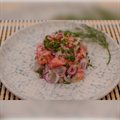 CEVICHE SALMÃO E PEIXE BRANCO