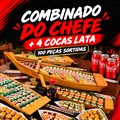 COMBINADO 100 PEÇAS + 4 COCAS LATA