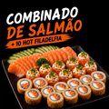 COMBINADO DE SALMÃO + 10 HOT FILADELFIA