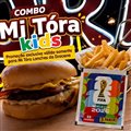 COMBO DA COPA MI TÓRA KIDS - HAMBÚRGUER PERDIGÃO+ BATATA FRITA DE 100 GRAMAS+ FIGURINHA DA COPA