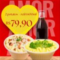 COMBO DUPLO DO AMOR! 2 POTATO+REFRI 600ML