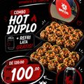 COMBO HOT DUPLO + 1 REFRI GRATIS