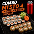 COMBO MISTO 4 + REFRI GRATIS
