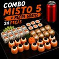 COMBO MISTO 5 + REFRI GRATIS
