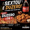 COMBO SEXTOU DUZERO - PIZZA 8 FATIAS + MIX DE 500GR DE FRANQUINHO + COCA 1,5 L
