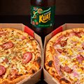 COMBO VIZINHANÇA- 2 PIZZAS GIGANTE+GUARANA KUAT 2L