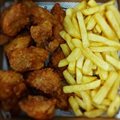 500G CORTE COXA SOBRE COXA SEM OSSO  EMPANADA 300G BATATA