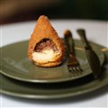 COXINHA DE ABOBORA COM CARNE SECA E 4 QUEIJO