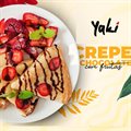 CREPE CHOCOLATE AO LEITE COM MORANGO