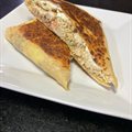 CREPE DE SALMÃO GRELHADO DOUBLE CHEESE