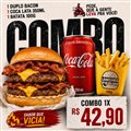 DUPLO BACON + BATATA + COCA LATA