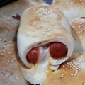 Enroladinho Duas Salsichas com Queijo