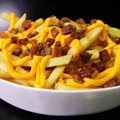 FRITAS COM CHEDDAR E BACON