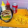 HAMBURGÃO + BATATA FRITA + COCA COLA