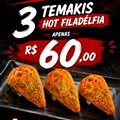 3 TEMAKIS HOT - OFERTA RELAMPAGOOO