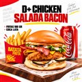 COMBO D+ CHICKEN SALADA BACON + BATATA FRITA PQ + COCA LATA